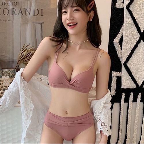 Small breasts push-up no wire bra, seamless sexy girl underwear, big breasts, small breasts, side breasts, beautiful back bra set