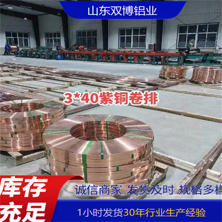 TU2无氧铜片紫铜板软态紫铜卷排25*25圆角方棒20*200接地镀锡铜排