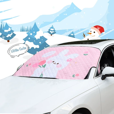 rabbit car snow shield front: Car snow shield