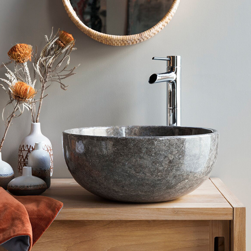 Factory Direct Sales Natural Marble Accessible Luxury Simple Style Washbasin Countertop Plate Hotel House Bathroom Outdoor Standing Plate