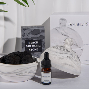 Fireless Aromatherapy Volcanic Stone Aromatherapy Ornaments Home Bedroom High-End Aromatherapy Stone Essential Oil Fragrance Ornaments Diffuser Stone