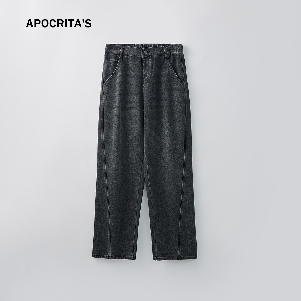 Sin devoluciones ni cambios【Liquidación por tiempo limitado a un precio súper bajo】Pantalones casuales holgados y rectos para hombre APO, para otoño e invierno