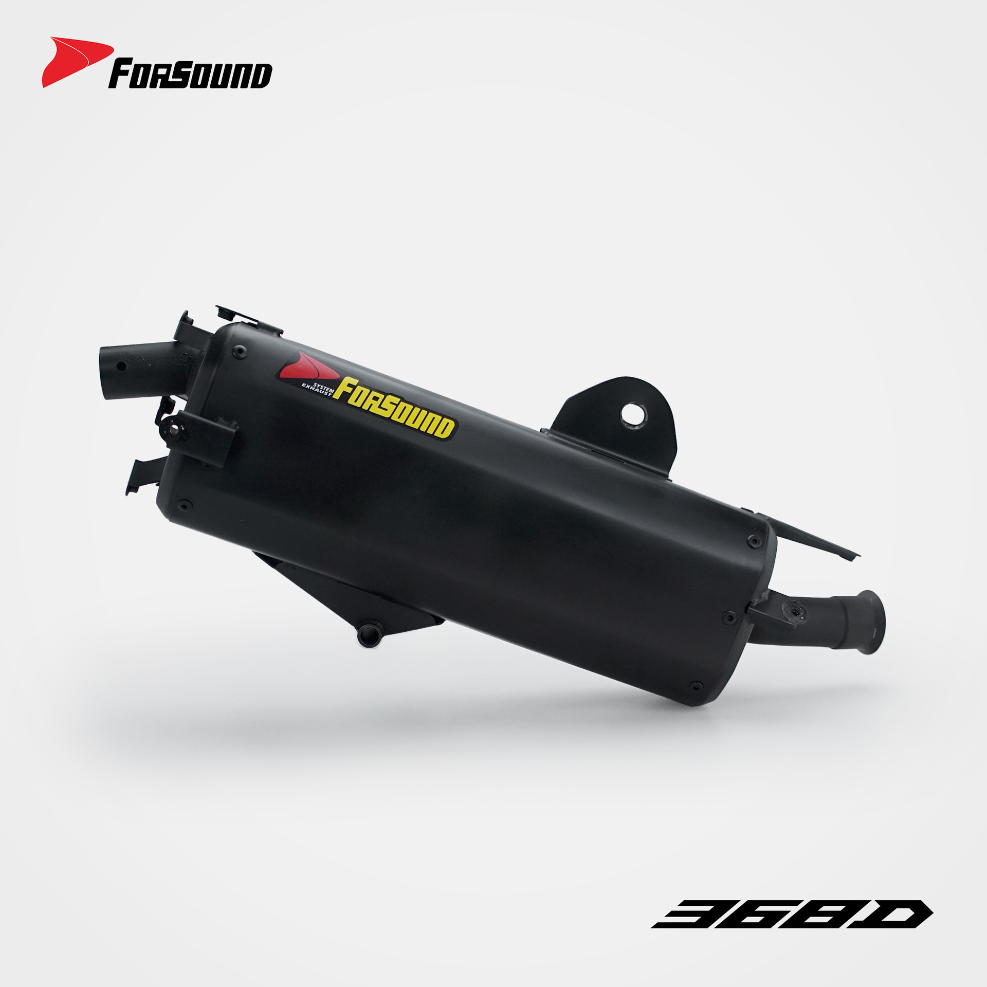 Suitable for ZONTES 368D modified original appearance motorcycle exhaust pipe tail section, direct connection, non-destructive installation