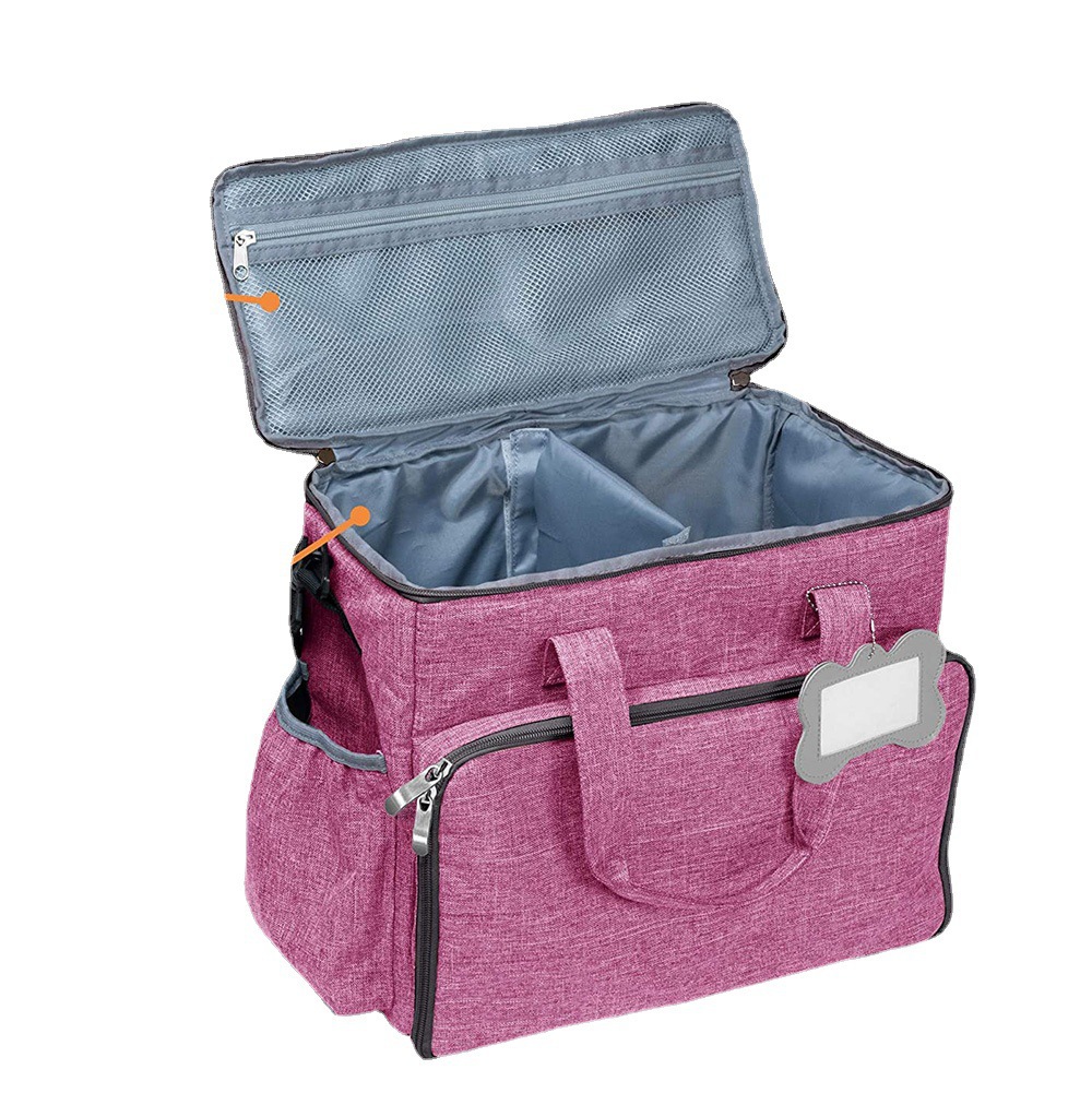 跨境宠物袋牛津布宠物外出零食袋宠物狗粮袋防泼水狗粮包