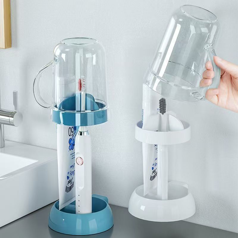 漱口杯刷牙杯沥水杯架洗漱杯壁挂开学牙刷杯牙缸学生宿舍套装用品|undefined
