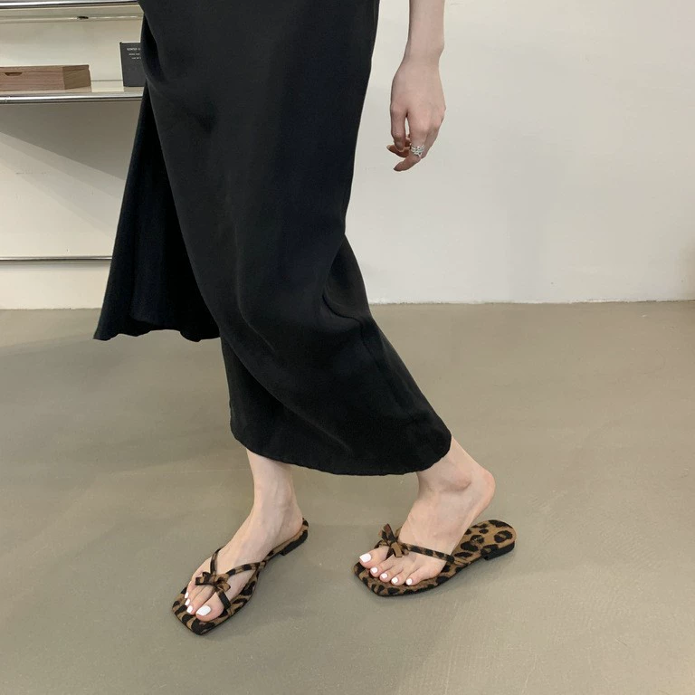 Zara, summer beach slippers with bow, flip flops