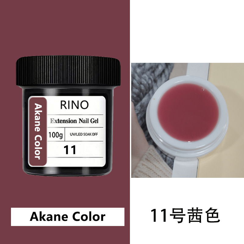 무통 20색 네일 연장 젤 11호 100g