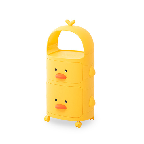 Cartoon storage cabinet drawer-type baby toys layered organizing cabinet bedroom bedside storage cabinet home storage shelf