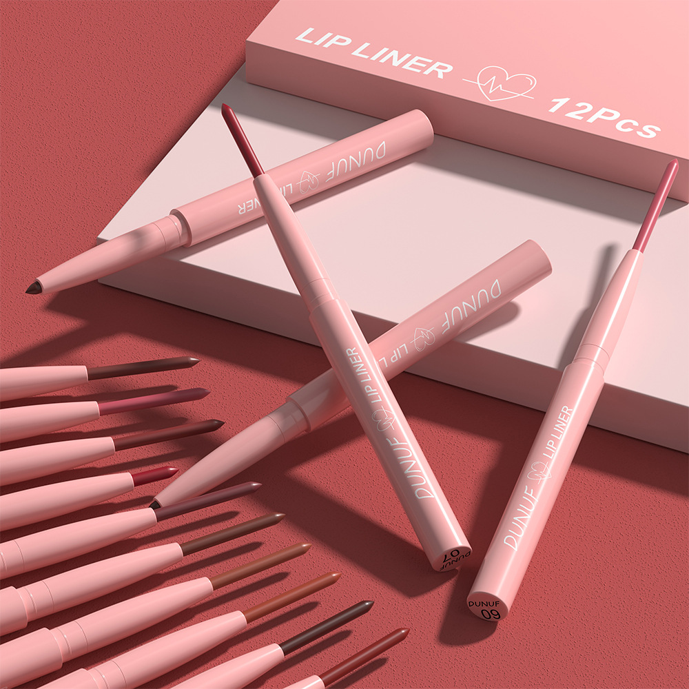 Please check out the DUNUF 12-tube easy-to-color velvet matte lip liner pen! Disclaimer for links undefined