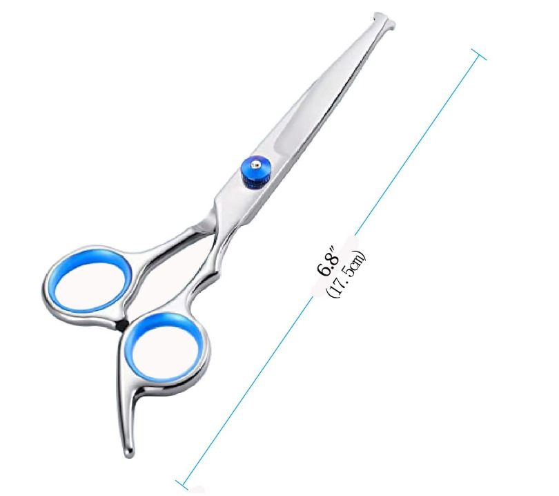 6inch 물고기 입 파란색 나사 파란색 손가락 고리 - 플랫 컷