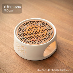 ろうそく加熱温茶炉煮茶炉煮茶ティーポット台座明火ガラス果物茶花ティーポット養生ポットセット