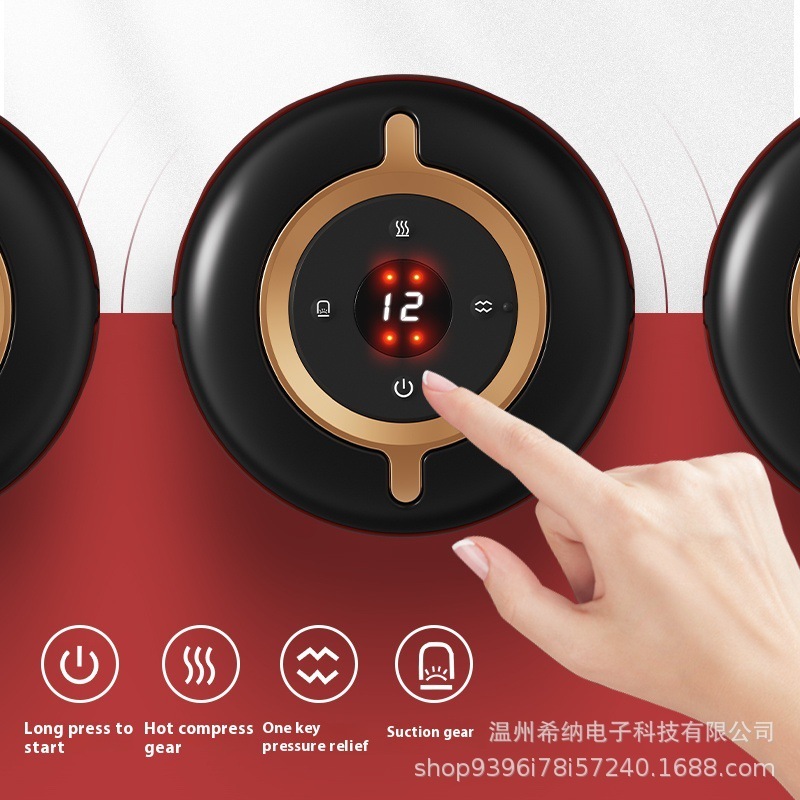 電動スクレーピング器具、ワイヤレスカッピング器具、充電式大吸引温湿布ハンドラー、経穴ポータブル真空吸引機|undefined