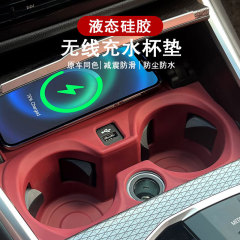 BMW 3 シリーズ 5 シリーズシリコンカーウォーターコースター 530li 325li 330li ワイヤレス充電滑り止めマットに適しています。