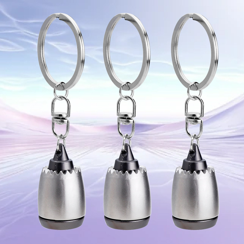 Creative Aircraft Engine Keychain Pendant Air Force Flight Cadet Aviation Academy Graduation Souvenir Gift