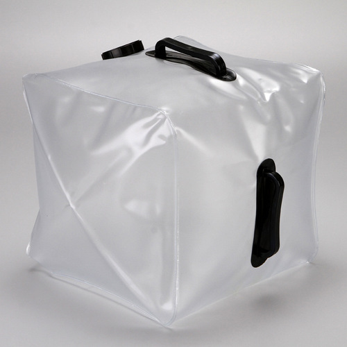 20L folding water bag outdoor portable transparent PVC bucket 10L bucket water bag bathing long-distance vehicle equipment