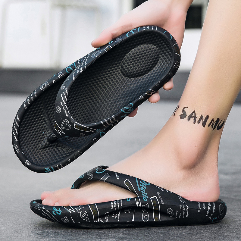 2024 cross-border new flip-flops for men summer large size flip-flops for men lightweight non-slip outdoor couple beach shoes_voghion.com