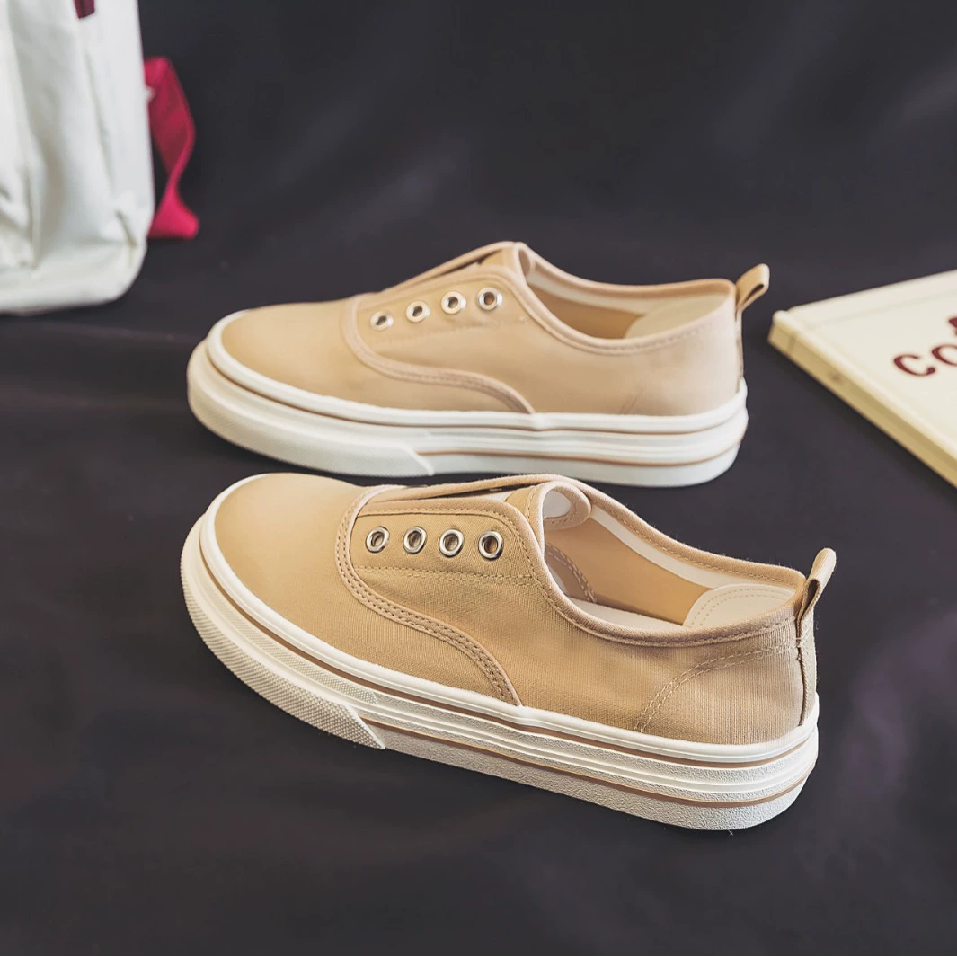 Спот 2024 весна и лето новая студенческая повседневная дикая низкоуровневая ленивая обувь для женщин H1335