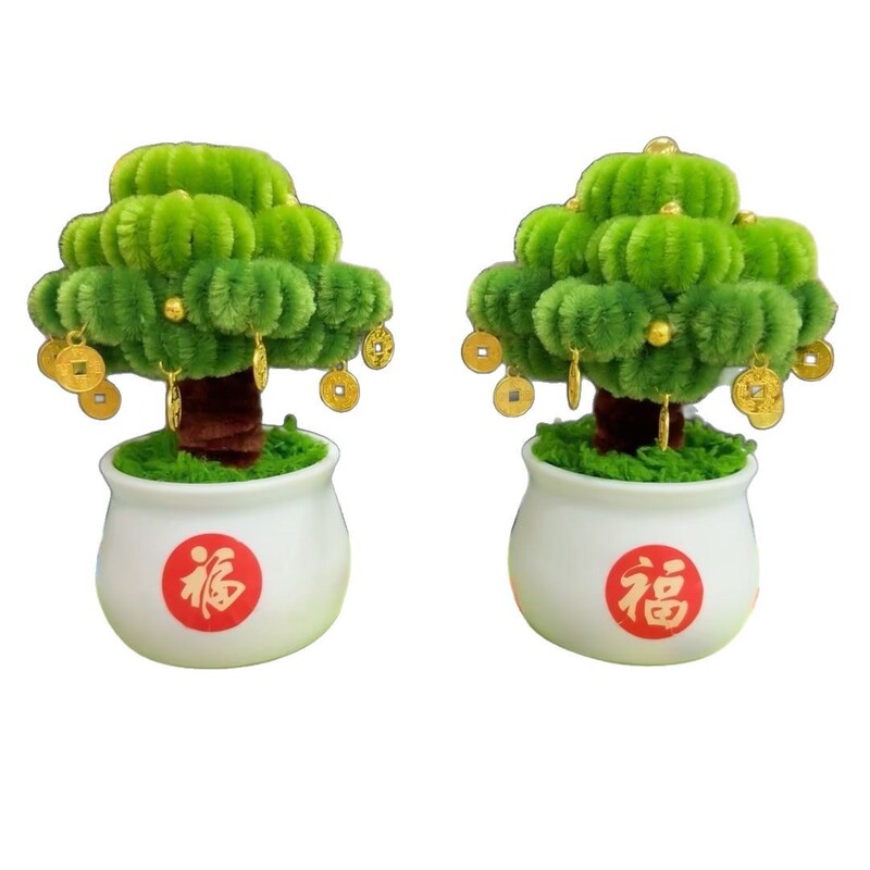 創意小衆の自作小衆が棒をねじって金を出す木の鉢植えのdiy材料はテーブルを包んで卒業シーズンの誕生日プレゼントを並べます。|undefined