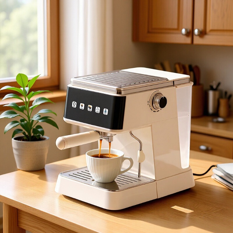 20Bar Semi-Automatic Coffee Machine, Foreign Trade Smart Coffee Machine, Touch Control, High-Pressure Extraction, Complete Industry Chain