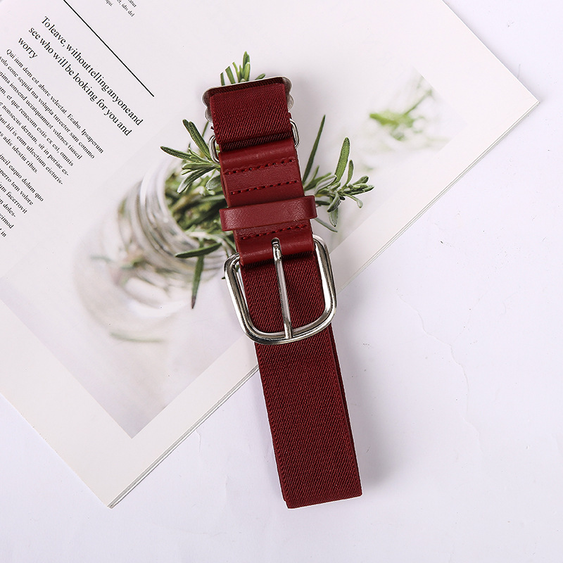 Transfronterizo nuevos deportes al aire libre cinturón elástico cinturón de béisbol cinturón de softball cinturón elástico ajustable en stock al por mayor