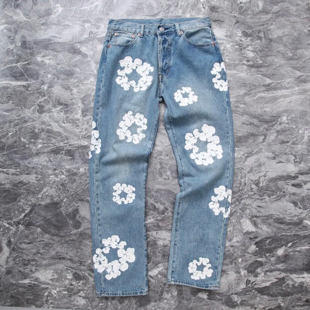 Denim Tears The Cotton Wreath Jeans Light Wash
