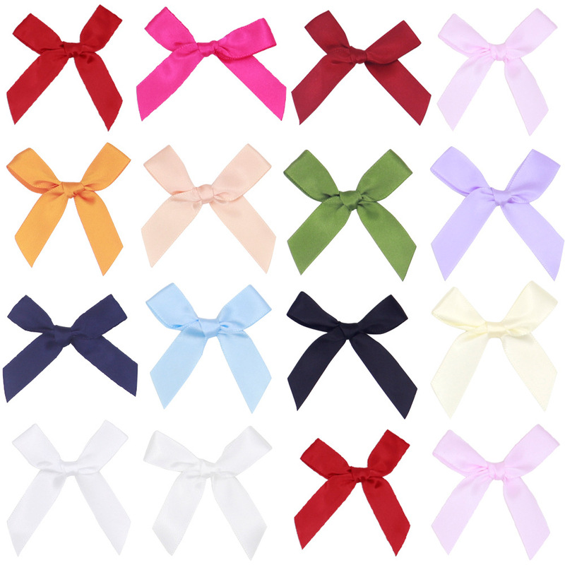 In stock wholesale 1. 5cm wide polyester with bow underwear socks clothing accessories gift box packaging bow