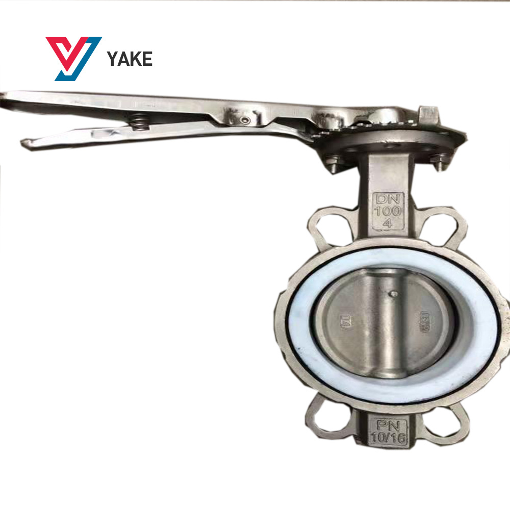 厂家直供304不锈钢对夹蝶阀 D71F-16P 卫生饮用水蝶阀 卫生级蝶阀