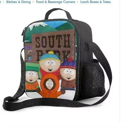 Fast Delivery South Papk South Park Primary and Secondary School Students Cartoon Animation Shoulder Crossbody Bag
