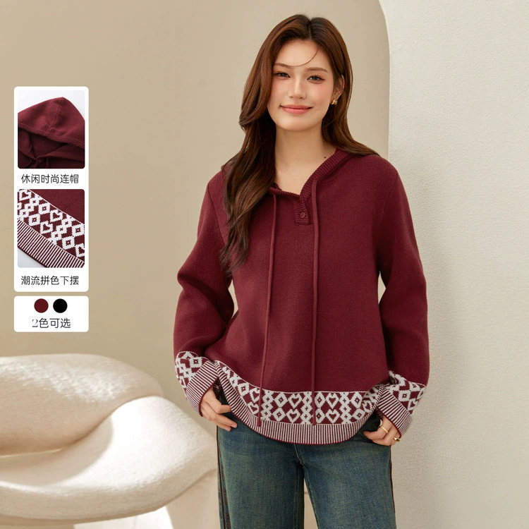 [Модный цвет, дикий трикотаж] Funny Show большой размер женский персонализированный топ жирный mm2025 весенний стиль новый