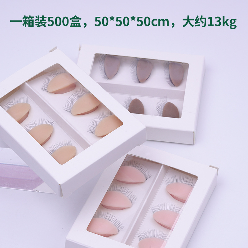 Cabeza desmontable molde de una sola capa de reemplazo de pestañas maquillaje de ojos modelo de práctica injerto cabeza de maniquí impresión de la cabeza del modelo de pestañas