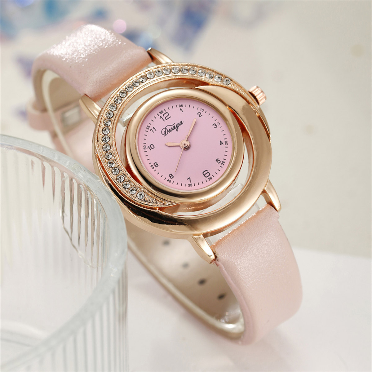 Elegant Geometric Buckle Quartz Women's Watches display picture 5