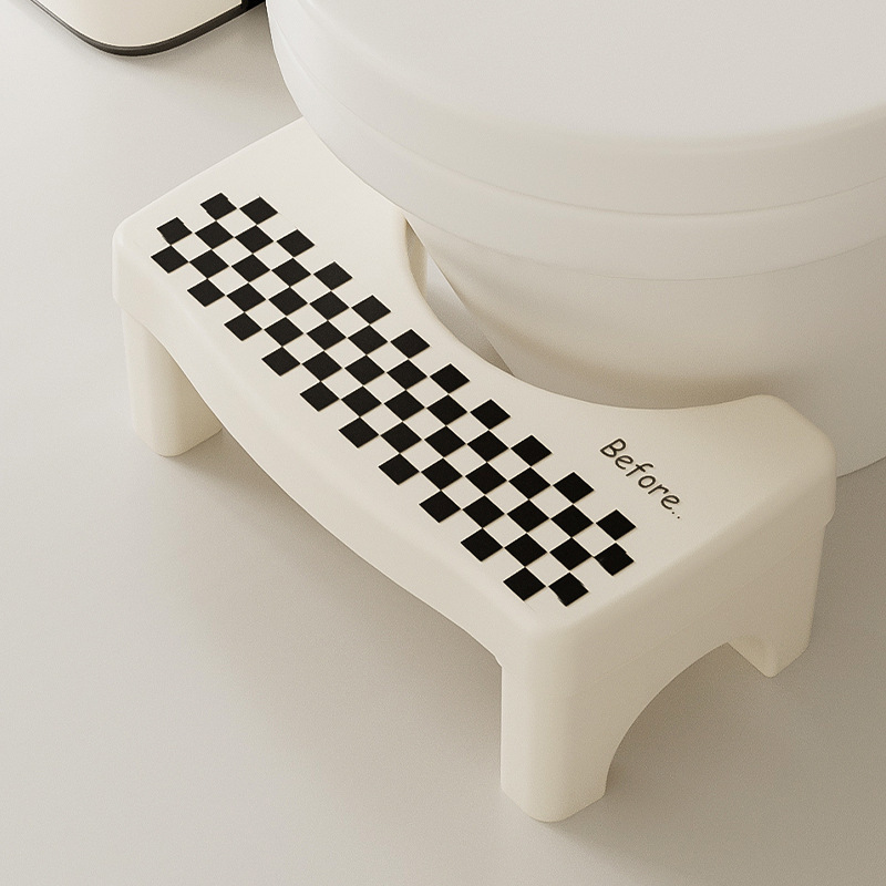 Household Toilet Stool Pad Thickened Footstool Plastic Squat Squat Stool Children's Foot Step Stool Toilet Stool