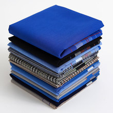 43cm男士纯棉色织手帕夏季薄款吸水擦汗手绢老式色织格纹手巾柔软