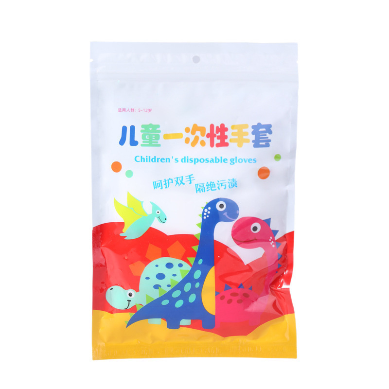 儿童一次性手套食品级一次性手套食品级餐饮学生小孩手套透明手套