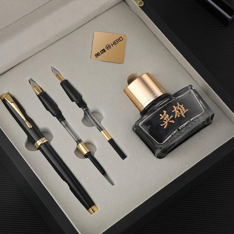 Hero Pen 953A Triple business affairs Ming dynasty Pen Gift box to work in an office Sign Gifts Ink Pen wholesale