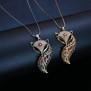 Korean fashion trendy fox sweater chain creative all-match long clothes accessories necklace sweater chain Yiwu accessories