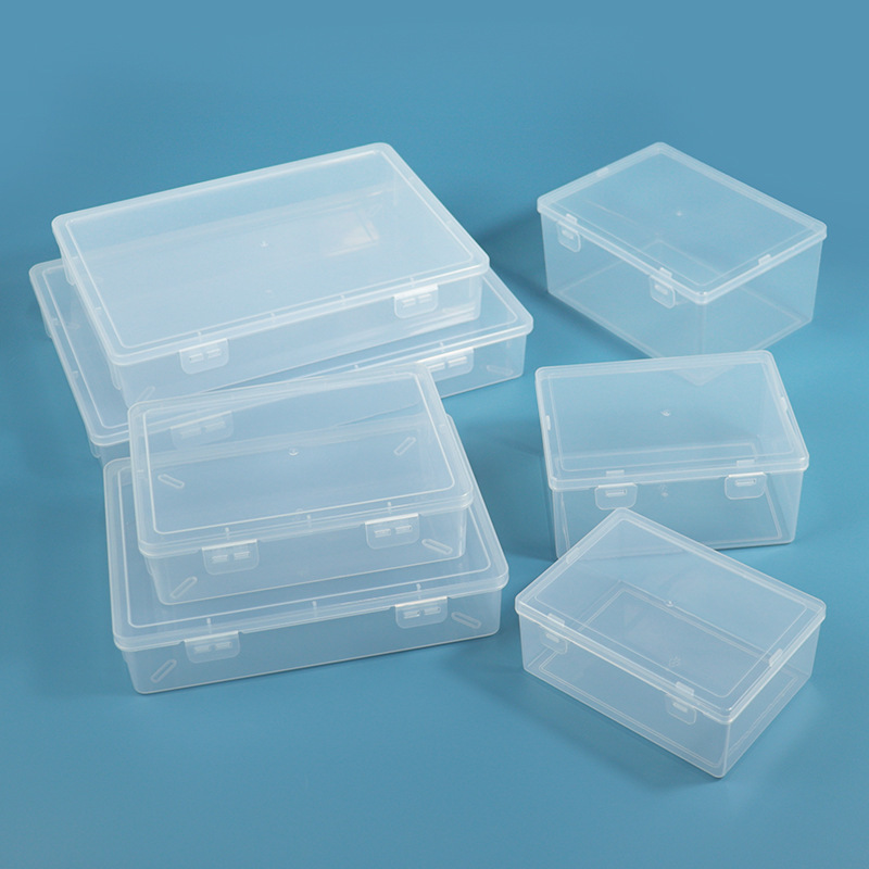 Simple Transparent Document Plastic Box Desktop Classification Box Household Certificate Storage Box Office Supplies Information Storage Box