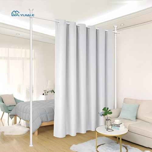 Home Screen Partition Bed Hanging Curtain Room Divider Curtain Rental Room Dormitory Curtain Beauty Salon U-shaped L-shaped Indoor Curtain Installation