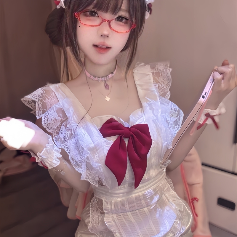 Maid Cosplay High-End Lingerie Maid Outfit Short Skirt Nightclub Female Anchor Costume Pure Desire Style Set