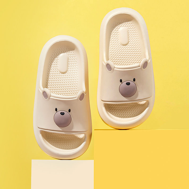 Children's Slippers Summer Boys Indoor Non-Slip Bathing Boys Soft Bottom Cartoon Baby Girl Cute Bathroom Slippers