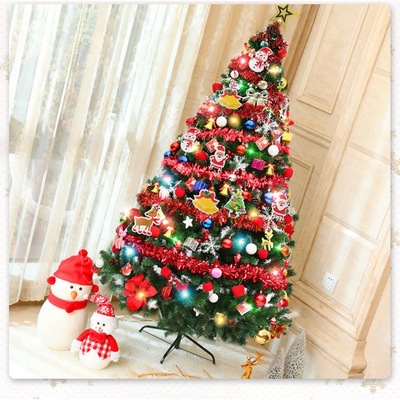 Christmas tree suit 1.5 rice 1.8 rice 2.1 Coloured lights luminescence christmas tree encryption Christmas decorate Supplies