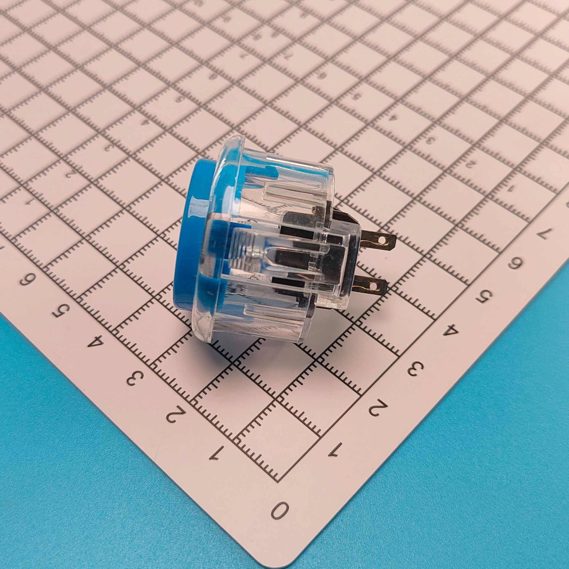 街机格斗30mm卡式按键游戏机按键月光宝盒拳皇透明按键