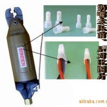 气动压线钳 气动夹线钳 气动奶嘴钳YM-300台湾稳汀剪线头
