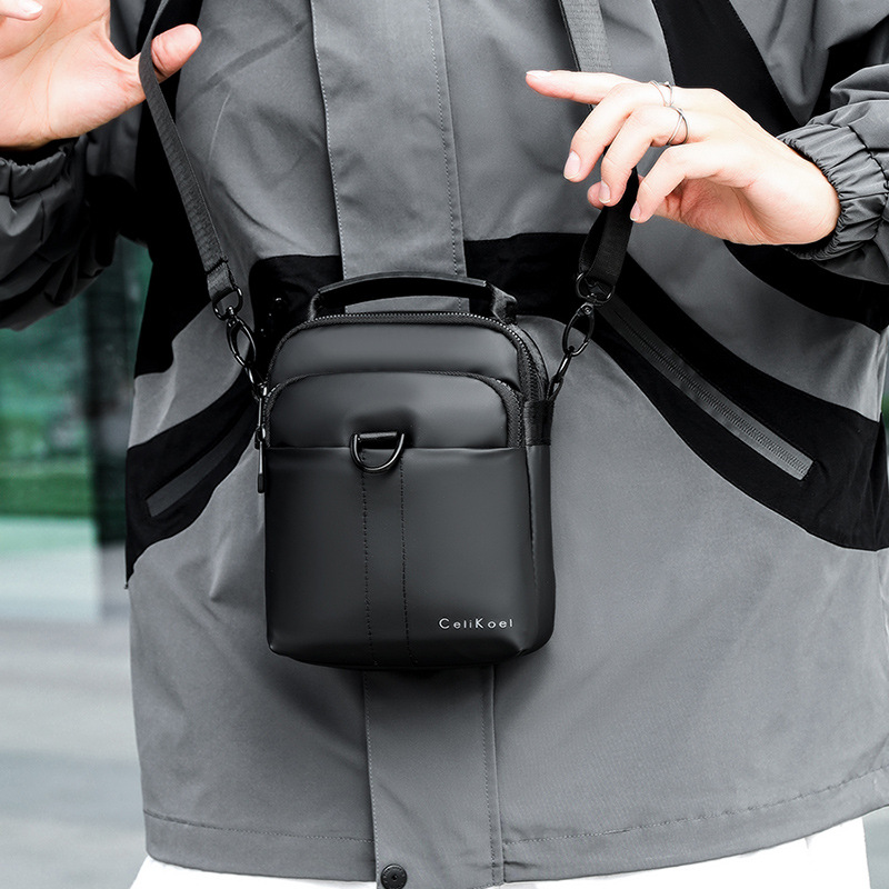 Leisure men's high-capacity backpack, trendy college student fashion Korean version computer travel bag_voghion.com