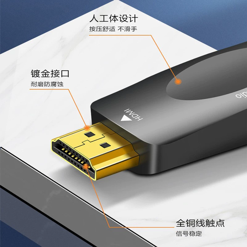 HDMI к VGA преобразователь головы для HDMI конвертер компьютер ноутбук проект проект проект
