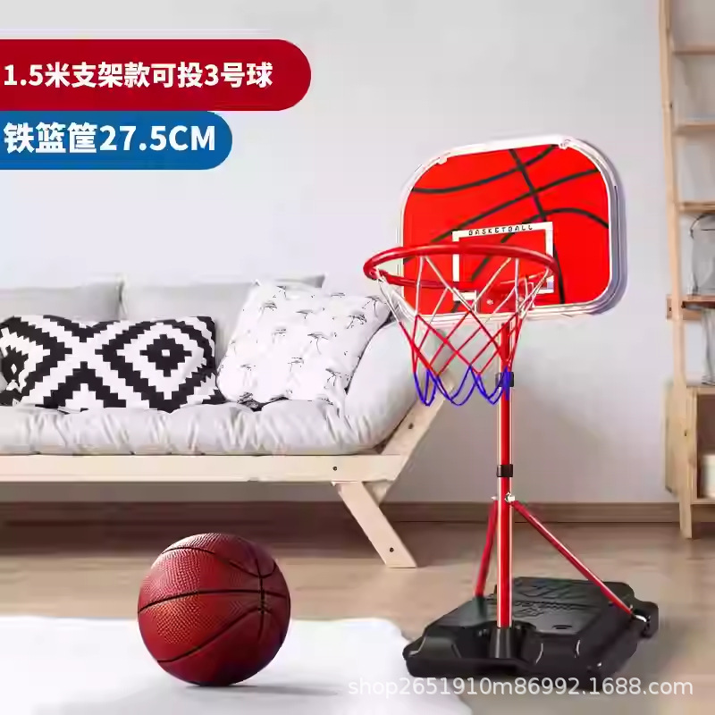 Transfronterizos infantiles bastidor de baloncesto interior elevable marco de baloncesto juguete interior y exterior para niños entrenamiento de anillo de tiro jardín de infantes