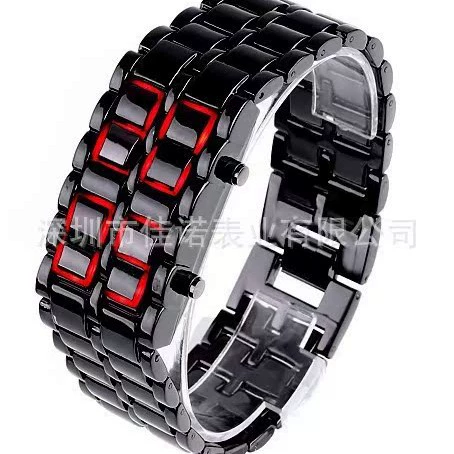 Специальная акция, оптовая продажа корейские LED-часы, креативные часы LED Langles Watch, модные лавовые LED-часы