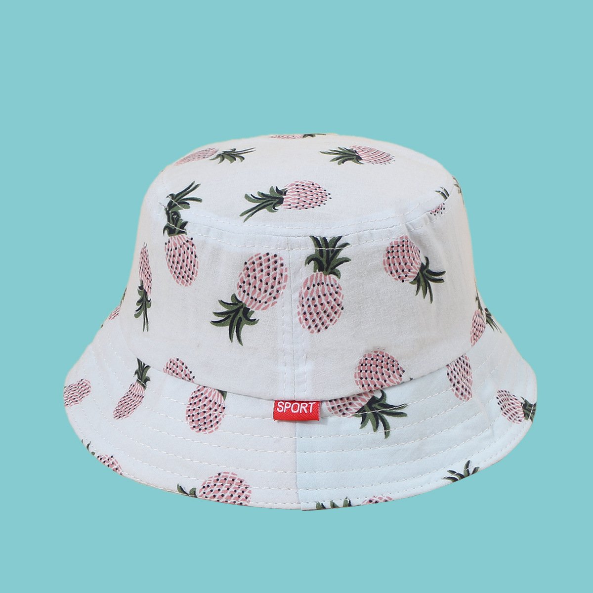 Fashion Pineapple Printing Children's Fisherman Hat display picture 5