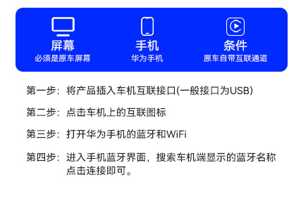 The Original Car's Carplay Is Converted to Wireless Hicar, Suitable for Huawei Mobile Phones, Car Connectivity, and Is Specifically for Volkswagen and Audi Vehicles