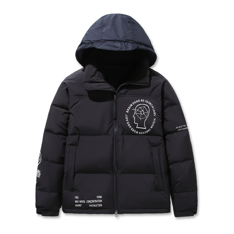 Men's Puffer Jacket Classic Down Coat For Men Warm Winter Outerwear_voghion.com